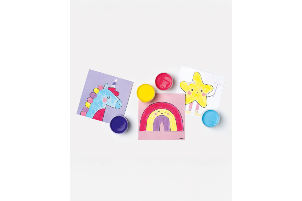 FOLIA Fingerfarben Sweet Rainbow 48211 5 Farben