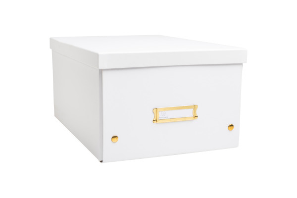 EXACOMPTA Aufbewahrungsbox Neo Deco A4+ 62358E weiss 27x36x19cm