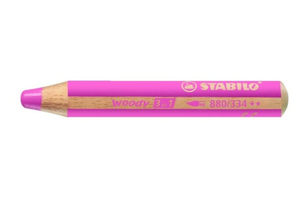 STABILO Farbstifte Woody 3 in 1 880/334 pink