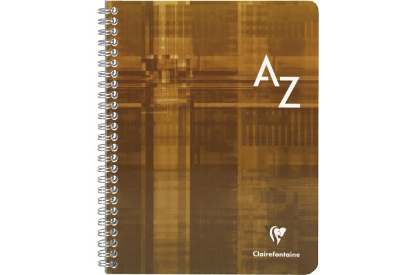 CLAIREFON Adressbuch Index A5 8949C ass., kariert, 5mm 50 Blatt