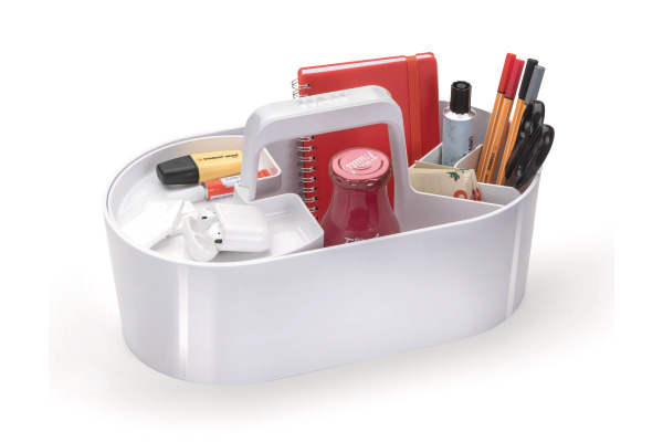 HAN Toolbox LOFT 1200-12 mobil weiss mit 4 Fächern
