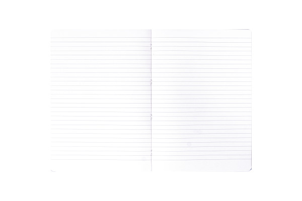 NOVOOO Pressspanheft blau A4 729791 liniert, 9mm, 80g 48 Blatt