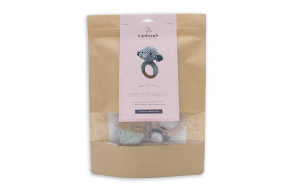 HARDICRAF Häkelset HC-40MB01 Rassel Elefant
