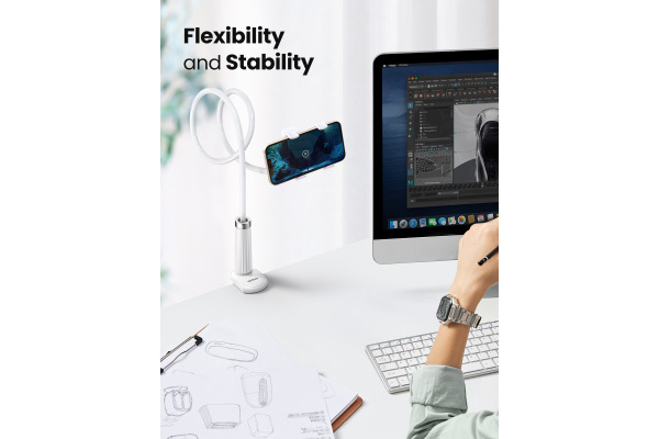 UGREEN Phone Holder 30488 Flexible Long Arm White