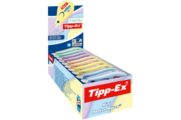 TIPP-EX Mini Pocket Mouse 5mmx6m 302676 pastell, assortiert