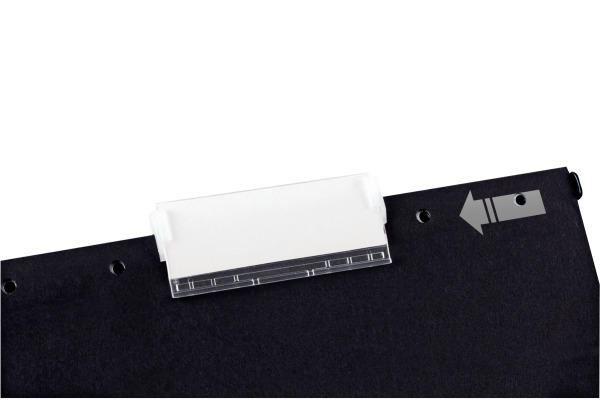 LEITZ Kunststoff-Reiter 60x35mm 61260003 transparent 5 Stück