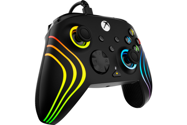 TURTLE B. Afterglow Wave Wired Ctrl. TBC200205 Xbox SeriesX, Black