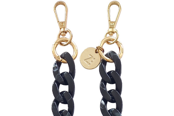 ZANAÉ Phone Necklace Kepler & Gold 18324 Milky Way black / gold