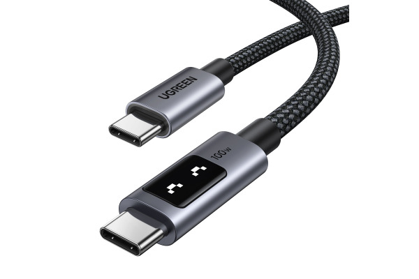 UGREEN Uno Fast ChargingCable 100W 35501 5A, USB-C-USB-C,PD,Bl.1m