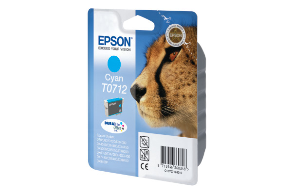 EPSON Tintenpatrone cyan T071240 Stylus DX4000 485 Seiten