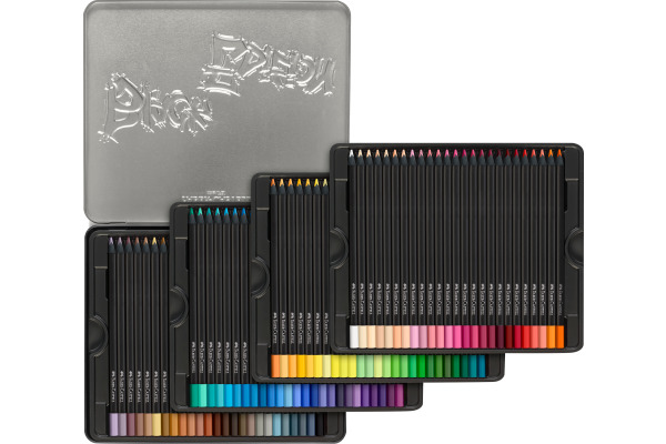 FABER-CA. Farbstifte Black Edition 116490 Metalletui 100 Stück