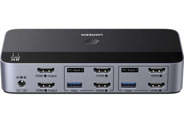 UGREEN HDMI KVM Switch 2 In 2 Out 85100 Dual Monitor,BB