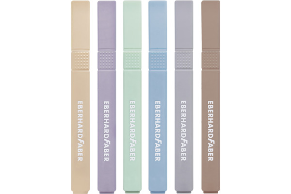 EBERHARD Textmarker Slim 551505 natural shades 6 Stück