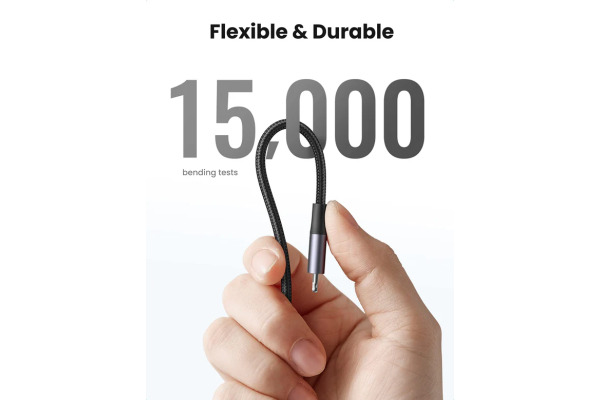 UGREEN Cable USB-C-Lightning PD 60759 1m,Fast Charging,3A Max,Bl.