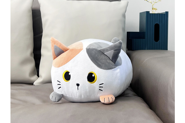 I-TOTAL Kissen 33x35x18cm XL2207 Cat orange