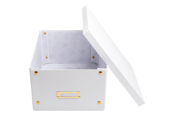 EXACOMPTA Aufbewahrungsbox Neo Deco A4+ 62358E weiss 27x36x19cm