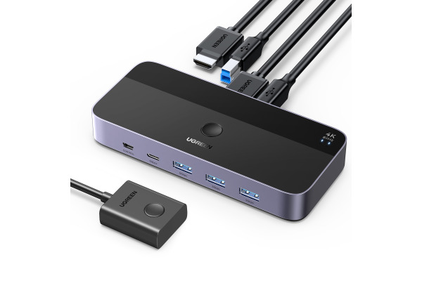 UGREEN Switch 2 In 1 Out, HDMI,KVM 15707