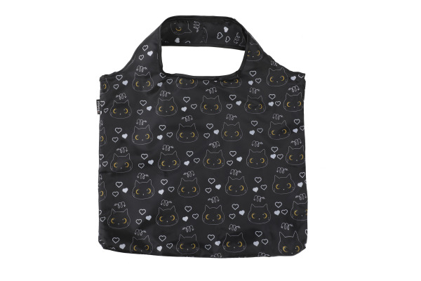 I-TOTAL Shopping bag 57x42cm XL2661 Black Cat