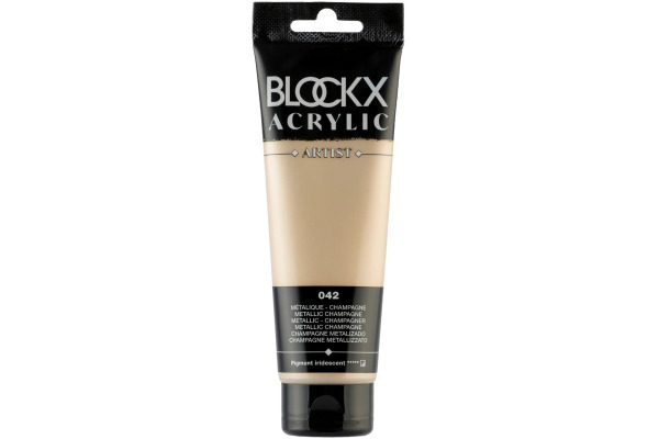BLOCKX Acrylfarbe 120ml 60042BXC metallic-champagner