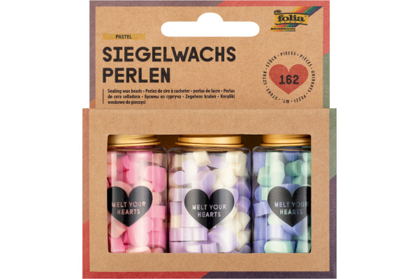 FOLIA Siegelwachs Perlen Pastel 31319 162 Perlen