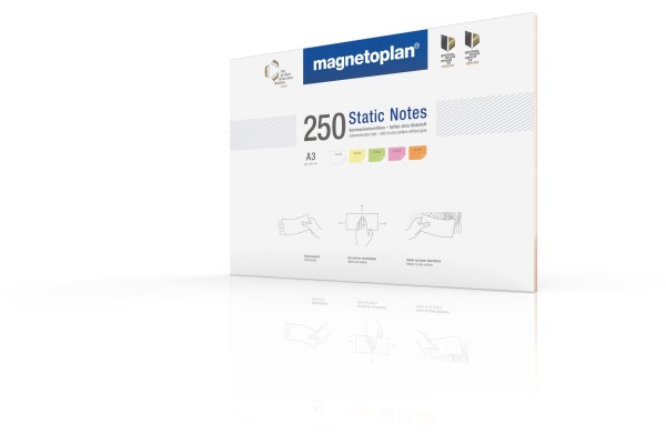 MAGNETOP. Static Notes A3 11250310 ass. 250 Stück