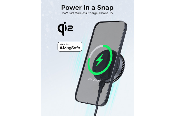 AUKEY MagFusion GameFrost LC-G10 Qi2 Mag.Wirel.Charger 15W