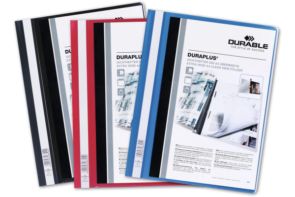 DURABLE Angebotshefter DURAPLUS 257903 für 100 Blatt A4 rot