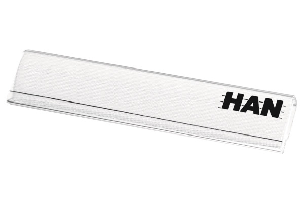 HAN Beschriftungs-Clip 60x13mm 1021 transparent universal 10 Stück