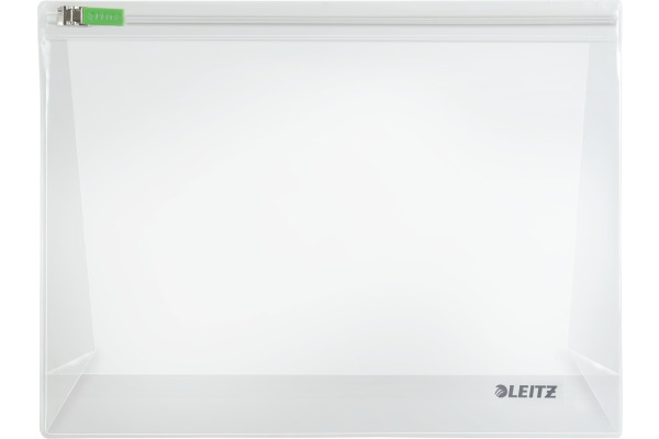 LEITZ Zip-Verschlusstasche M 40080000 transparent 2 Stück
