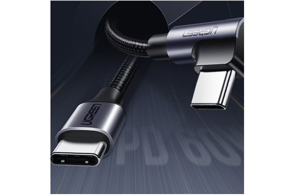UGREEN Fast Charging Cable 3A Max 2m 50125 USB-C -USB-C,PD,90 Degree