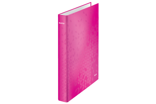 LEITZ Ringbuch WOW 4cm 42410023 2 Ringe pink A4+