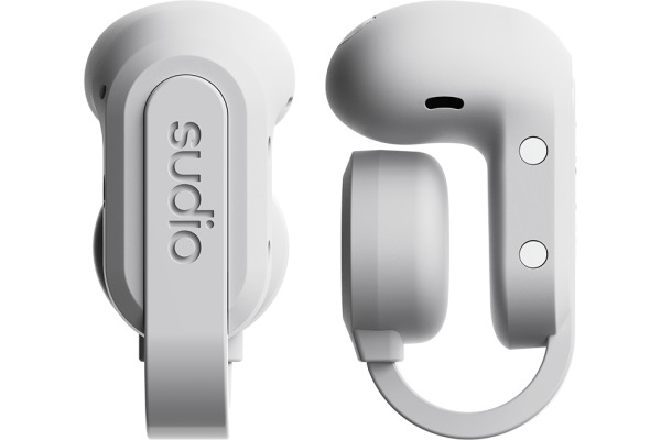 SUDIO Clip-On Earbuds B3WHT B3, White, Wireless
