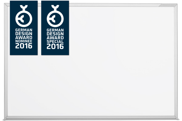 MAGNETOP. Design-Whiteboard CC 12403CC emailliert 900x600mm