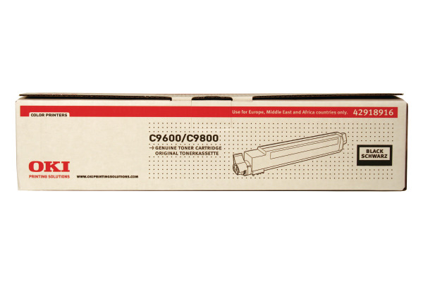 OKI Toner schwarz 42918916 C9600 15'000 Seiten
