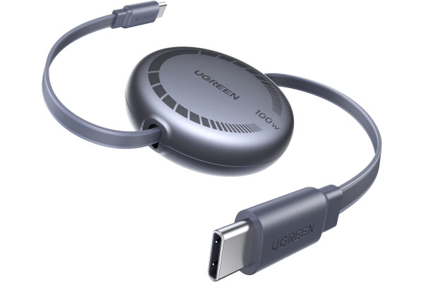 UGREEN Fast Charging USB-CtoUSB-C 65905 Retractable Cable 100W,PD,1m