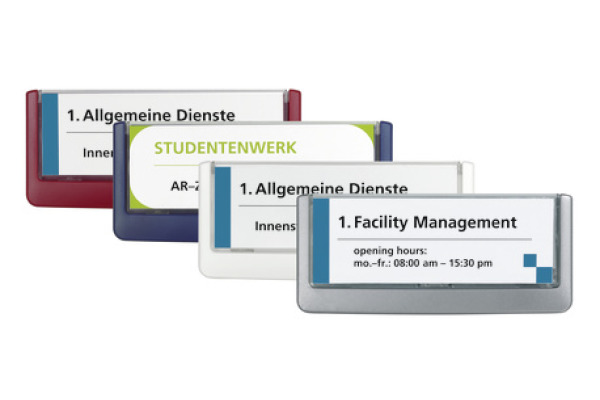 DURABLE Türschild Click Sign 486037 graphit, Kunststoff 149x52.5mm