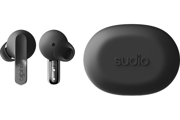 SUDIO Noise Cancelling Earbuds N3PROBLK N3 Pro, Black, Wireless