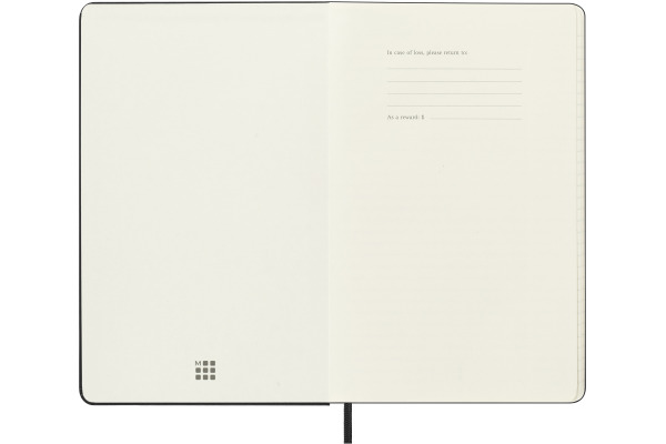 MOLESKINE Tageskalender 26/27 DHB18DC3Y 18M HC schwarz 13x21cm