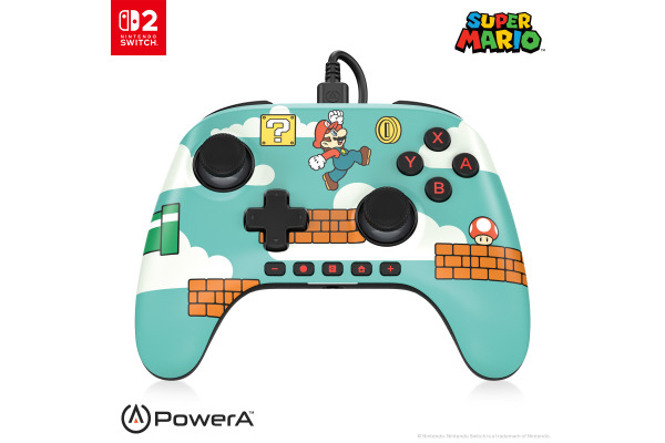 POWERA Advantage Wired Controller NSGP0527 NSW2, Mario Time!
