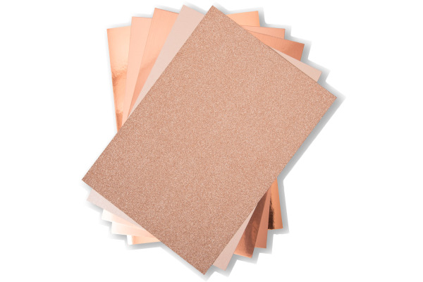 SIZZIX Karton A4 664534 rose 50 Blatt