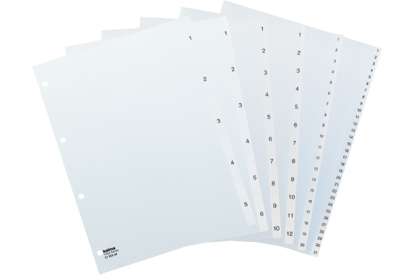 KOLMA Register Vista A4 21.112.00 transparent 1-12