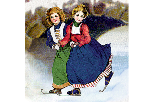COPPENRAT Adventskalender 38x60cm 71890 Eisenbahn Tanne
