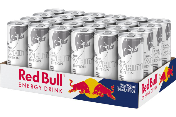 RED BULL Energy Drink Alu RC224090 White Edition 25 cl, 24 Stk.