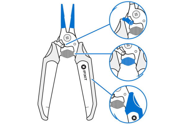 IFIXIT Mandible Needle Nose Pliers IF145-549