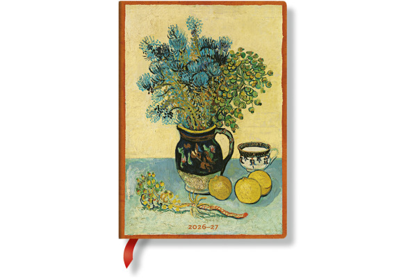 PAPERBLAN Agenda Nature Morte Midi 26/27 DF2029-6 1W/2S 13M FR HOR HC 13x18cm