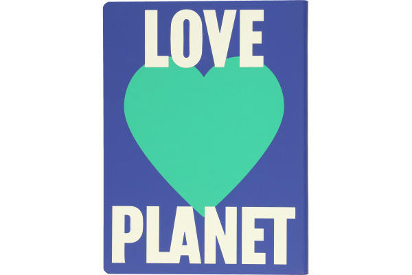NUUNA Notizbuch GRAPHIC L A5 350056345 PLANET LOVE, dots 128 Blatt