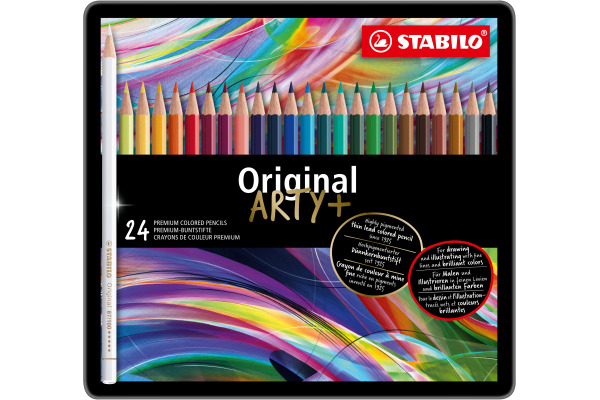 STABILO Farbstifte ARTY+ 8774-6 ass. Metalletui 24 Stück