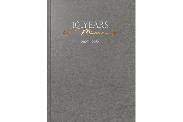 RIDOIDE 10 Jahresagenda 2027-2036 702240401 1T/1S grau DE 21x29.1cm