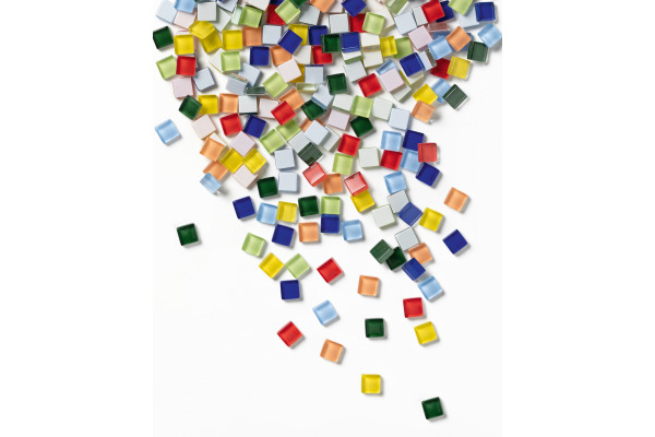 FOLIA Mosaik-Glassteine 10x10mm 5609 Basic 300 Stück
