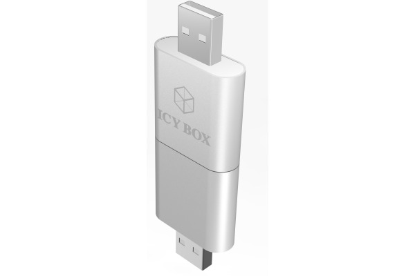 ICY BOX Head- & Microphone Adapter IBAC527 2x 3.5 mm jack to usb 2.0